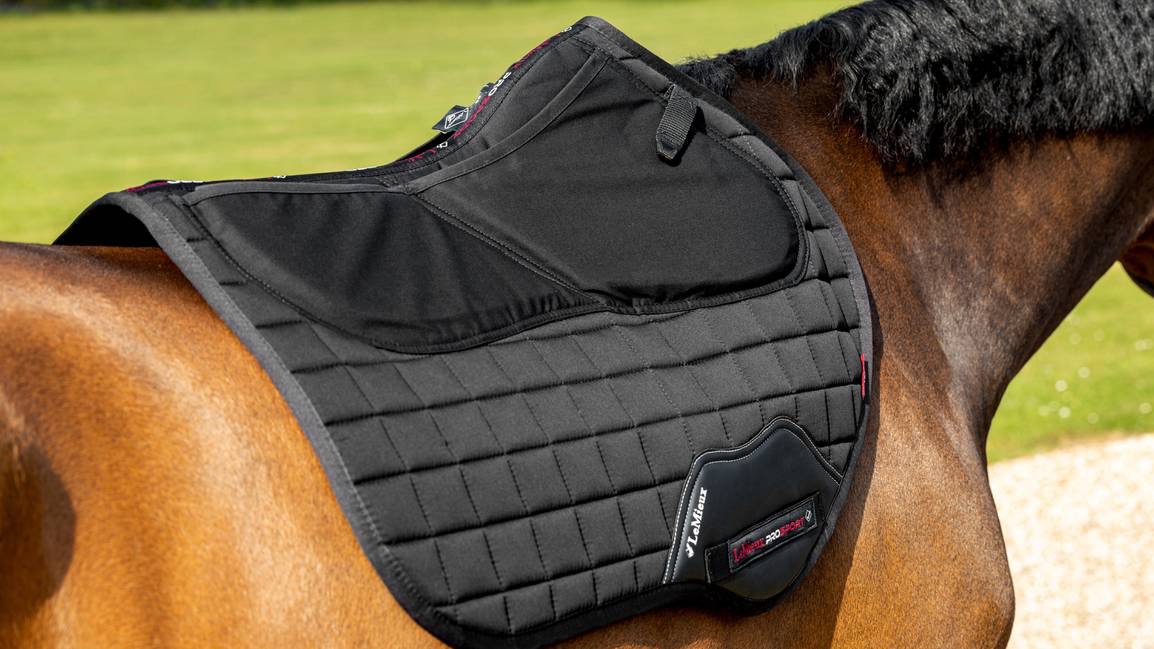 Вальтрап с корректирующим амортизатором Pro Sorb Black, конкурный. LeMieux 2
