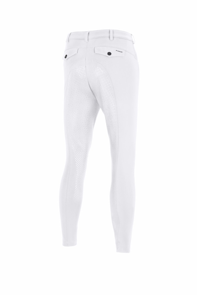 Бриджи мужские New Rodrigo SD White Sports, полная силиконовая лея. Pikeur 2
