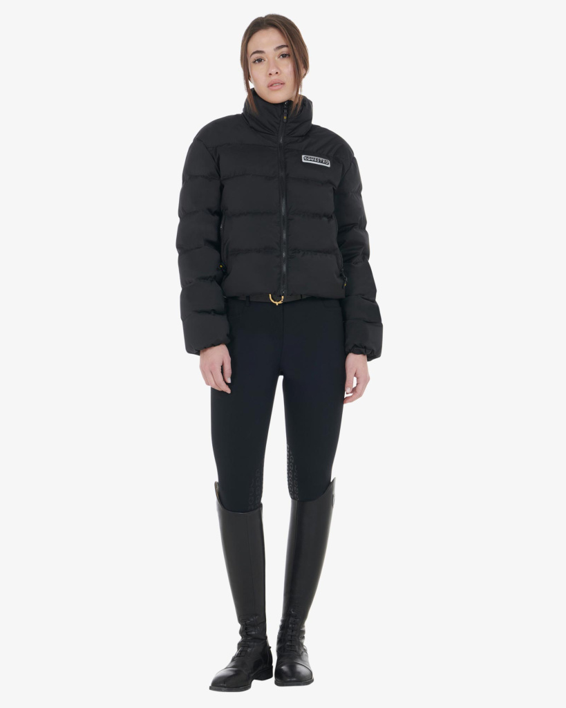 Куртка зимняя Cropped Black. Equestro 6
