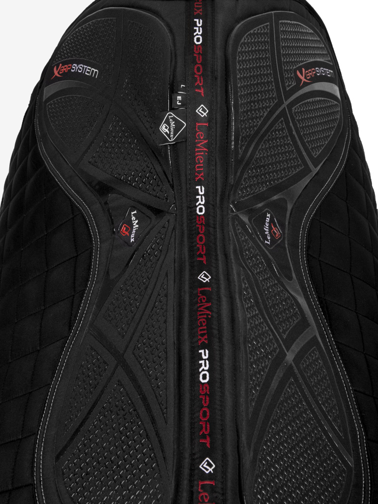 Вальтрап конкурный с амортизатором X-Grip Silicone EuroJump Square Black. LeMieux 3