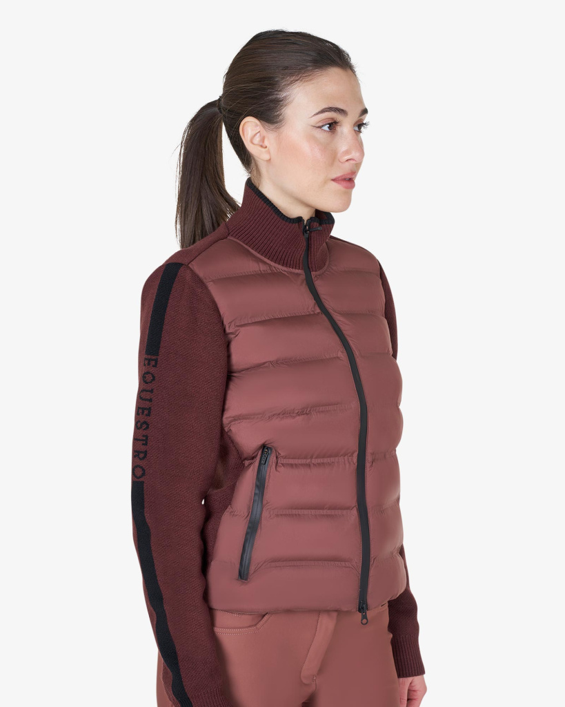 Куртка комбинированная Hybrid Marron. Equestro 2