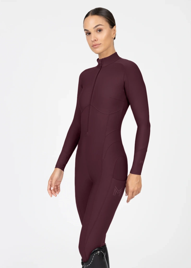 Комбинезон Femme Burgundy, полная силиконовая лея. Maximilian 4