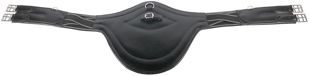 Подпруга с фартуком Deluxe Black. Harry's Horse