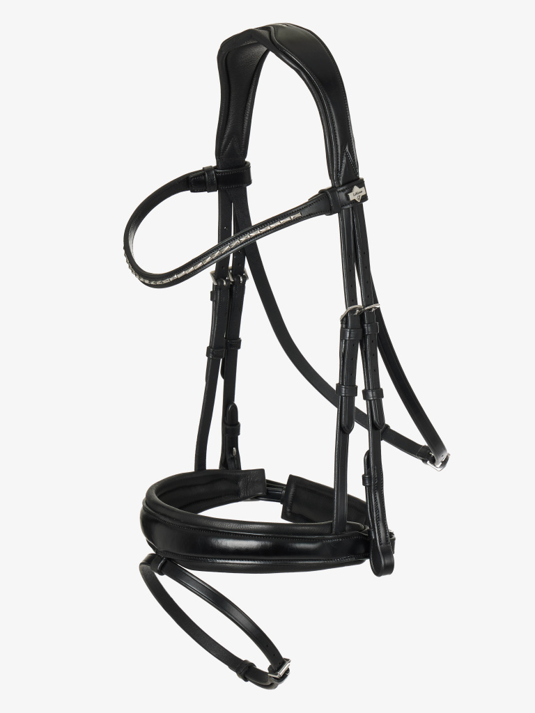 Уздечка трензельная Classic Dressage Black. LeMieux