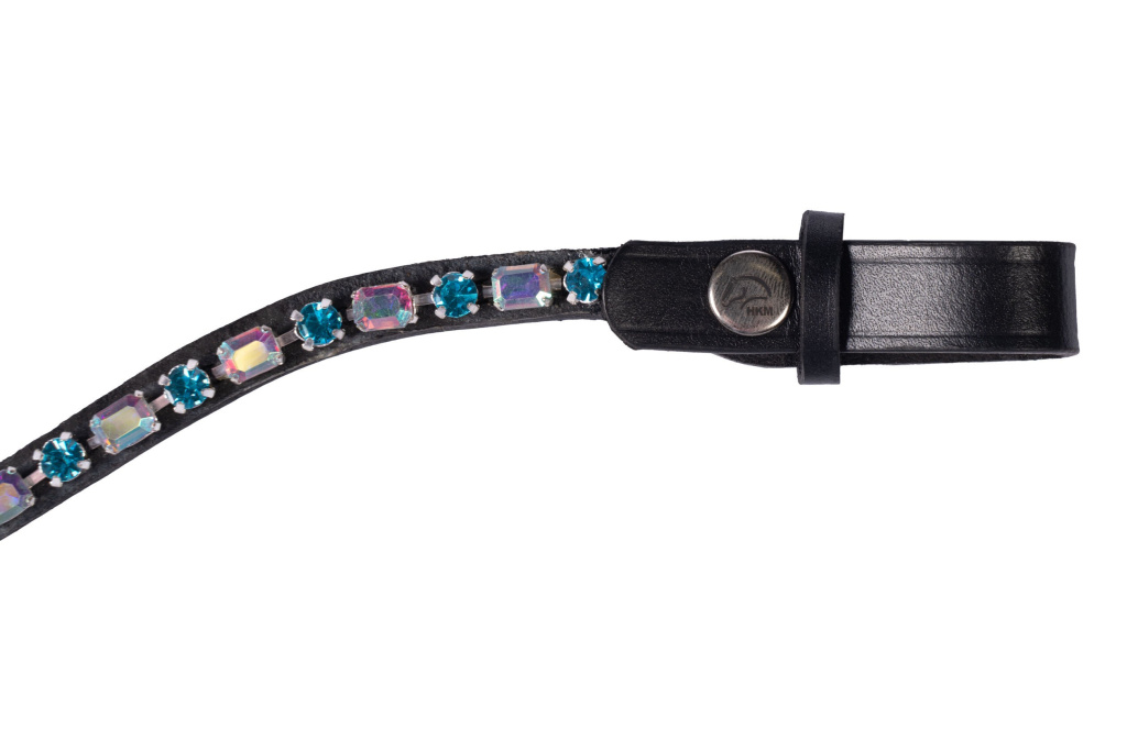 Налобник Amazing Black/Varicoloured, на копках. HKM 3