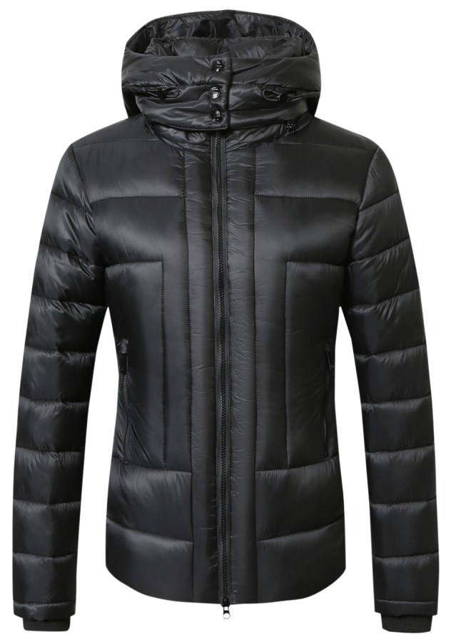 Куртка зимняя с капюшоном Black 2025. Covalliero