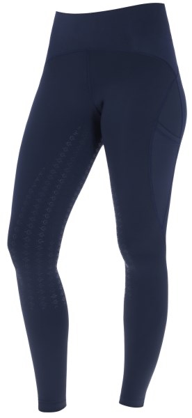 Бриджи леггинсы Dark Navy, полная силиконовая лея. Covalliero