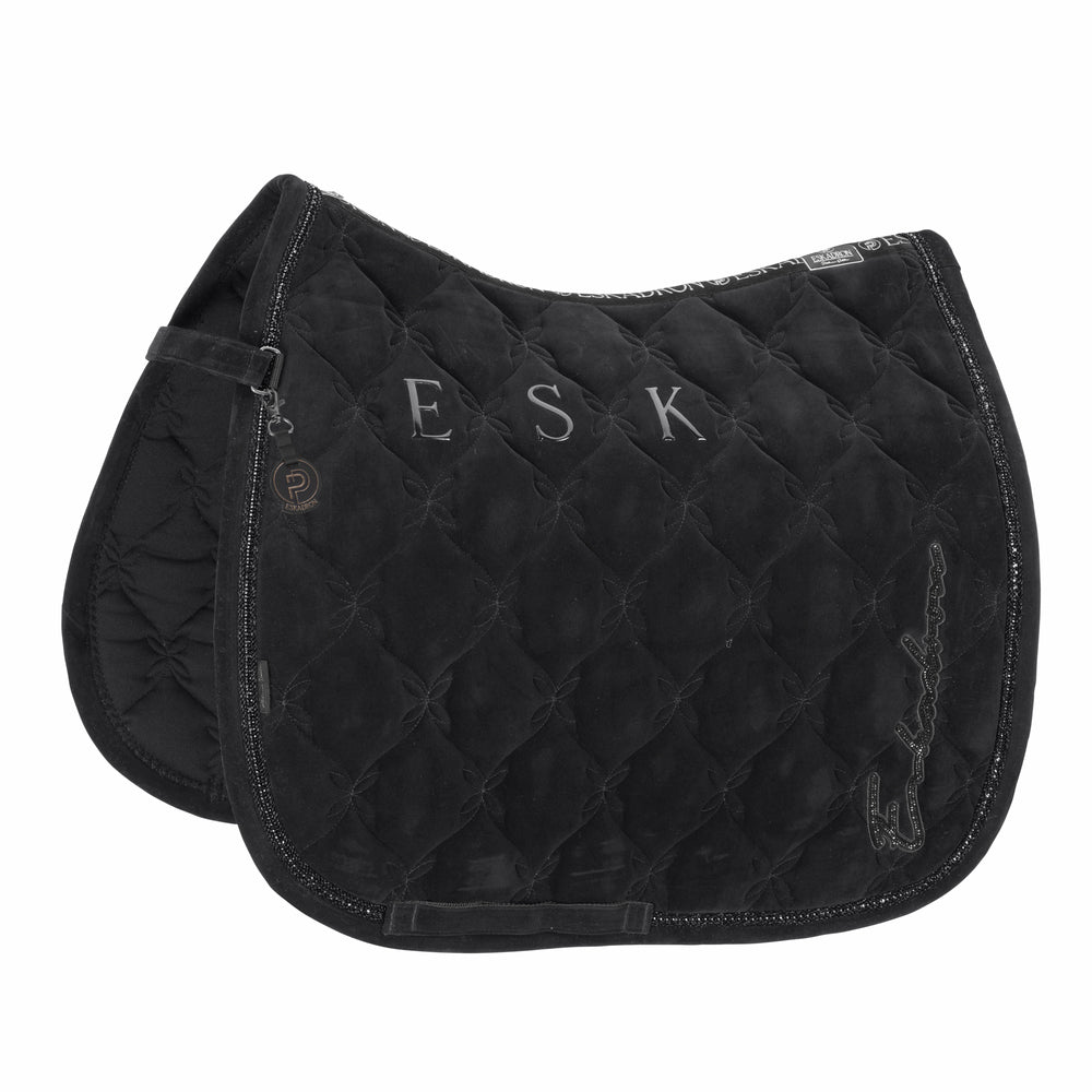 Вальтрап выездковый Velours Crystal Black Platinum 25. Eskadron
