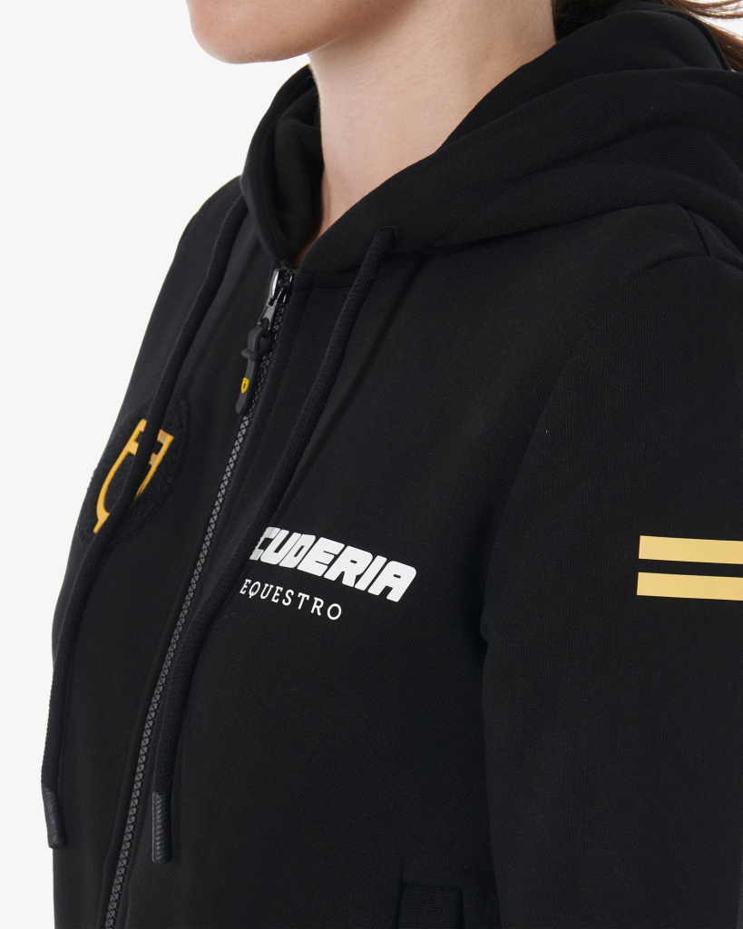 Толстовка с капюшоном Scuderia Black. Equestro 5