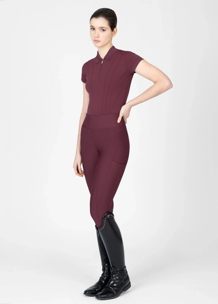 Бриджи леггинсы Outline Rosewood, полная силиконовая лея. Maximilian 6