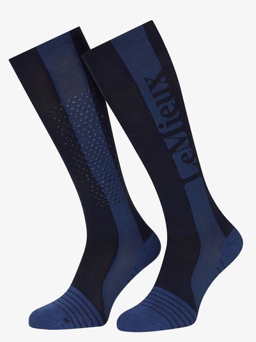 Гольфы Silicone Performance Navy, с силиконом. LeMieux