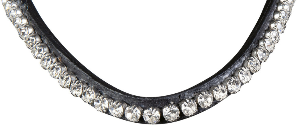 Уздечка трензельная Shetty Diamond Black. HKM 2