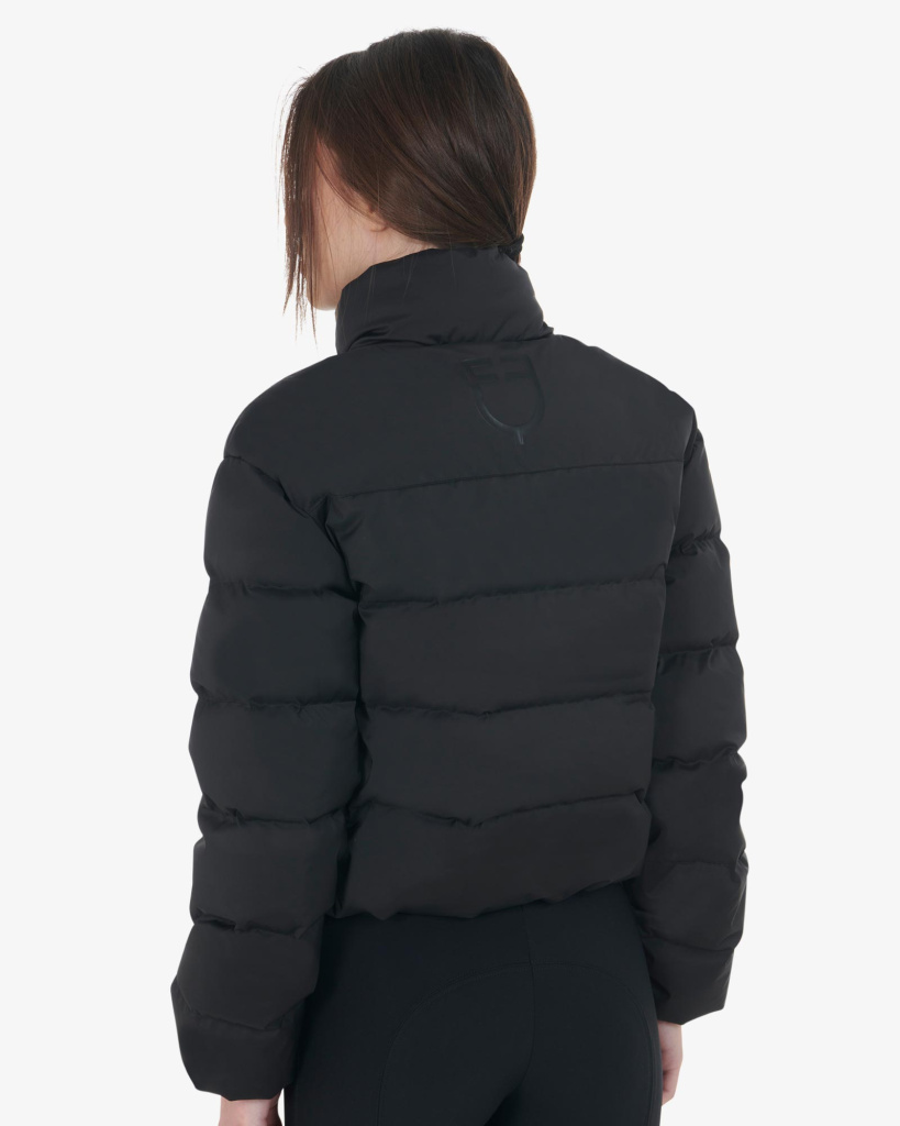 Куртка зимняя Cropped Black. Equestro 3