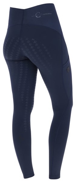 Бриджи леггинсы Dark Navy, полная силиконовая лея. Covalliero 3