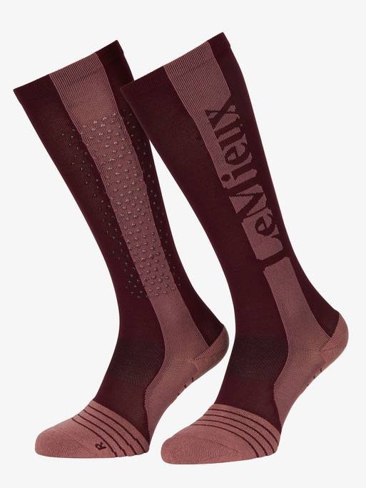 Гольфы Silicone Performance Merlot, с силиконом. LeMieux