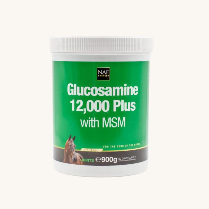 Подкормка для суставов и связок Glucosamine 12,000 + MSM, 900 гр. NAF
