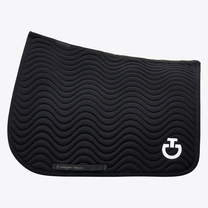 Вальтрап конкурный Wave-Quilted Black. Cavalleria Toscana