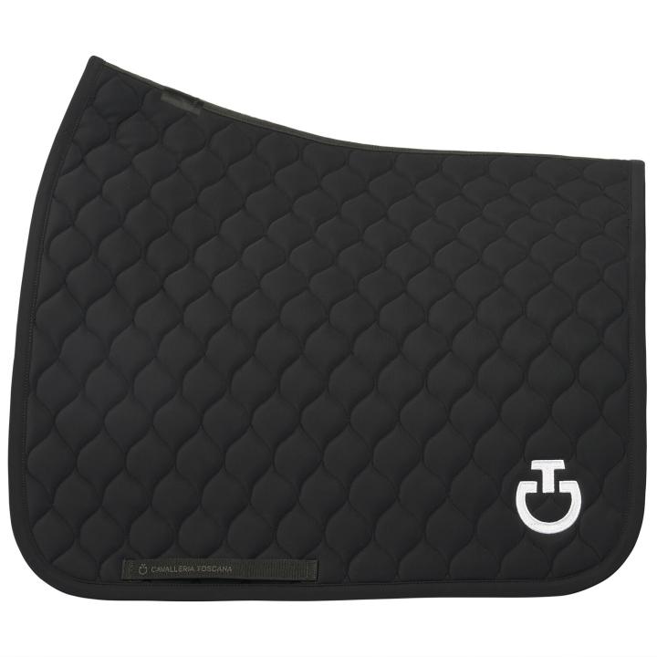 Вальтрап выездковый With Circular Quilting Black. Cavalleria Toscana