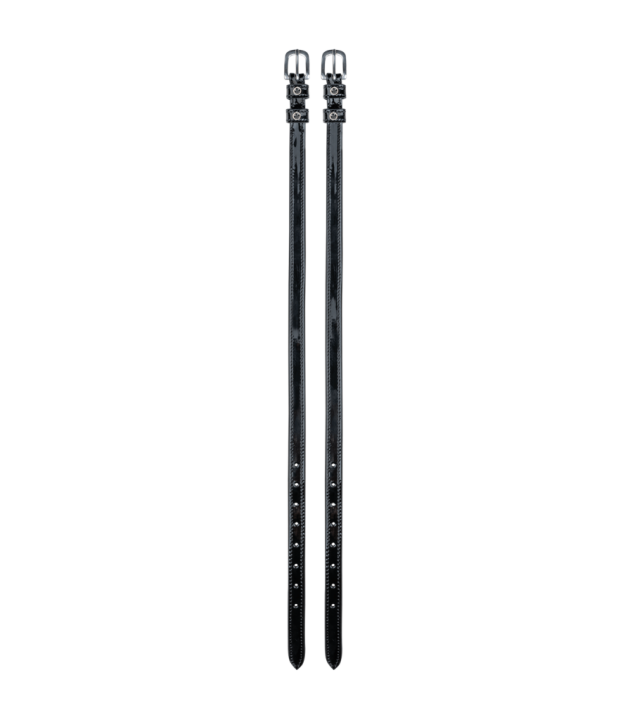 Тренчики лаковые Black/Black, кожа. Waldhausen