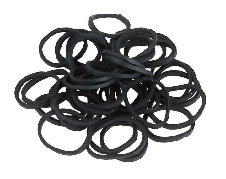 Резинки для гривы Black, тонкие, 800 шт. Kerbl