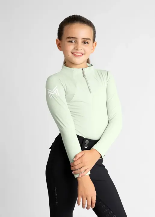 Лонгслив детский YR Sage Green. Maximilian