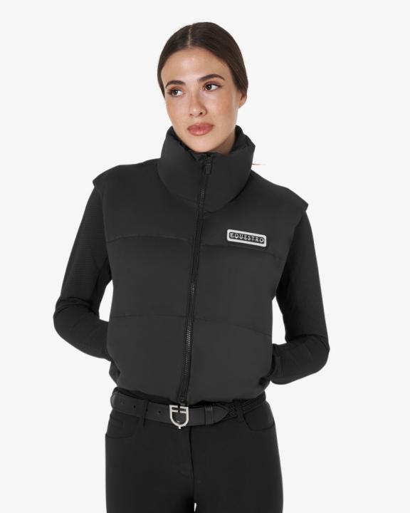 Жилет укороченный Cropped Vest Black. Equestro