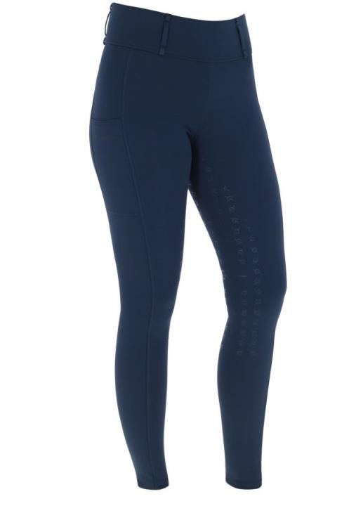 Бриджи леггинсы зимние Dark Navy, полная силиконовая лея, детские. Covalliero