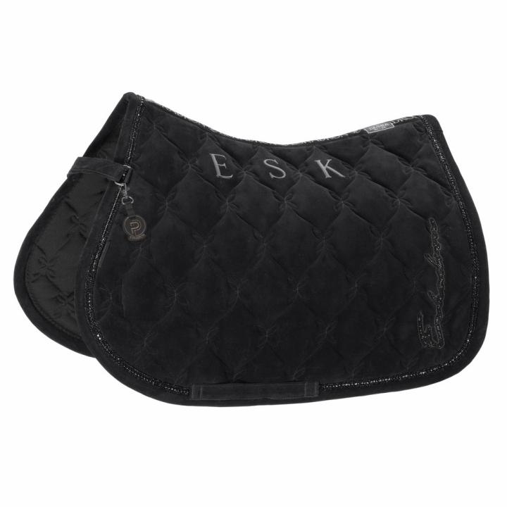 Вальтрап конкурный Velours Crystal Black Platinum 25. Eskadron