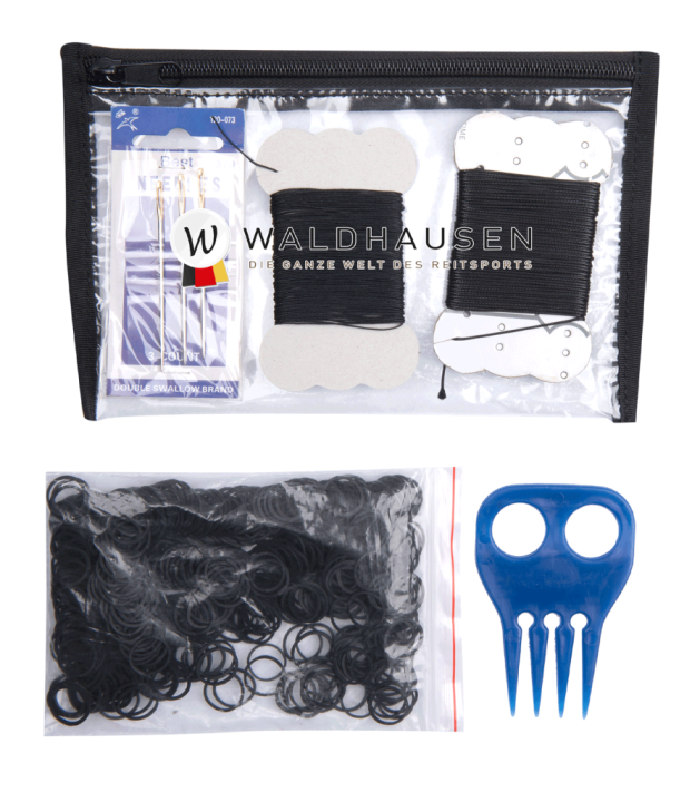 Набор для заплетания гривы Mane-Plaiting Set. Waldhausen