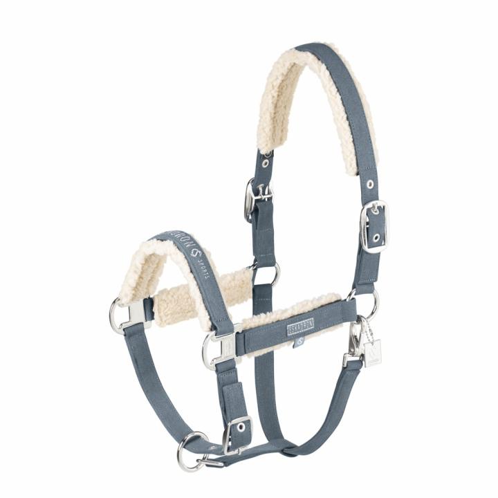 Недоуздок Denim Double Pin Teddyfle Steel Blue Sports 25. Eskadron