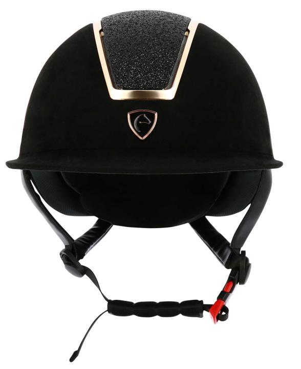 Шлем Glint Lamé Black/Golden Pink. Equitheme