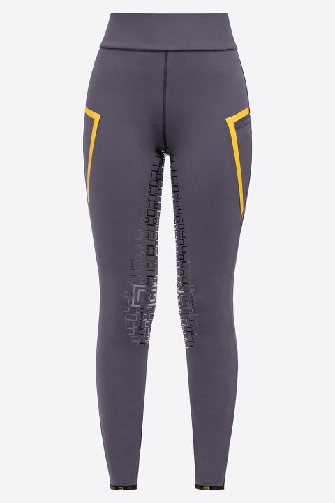 Бриджи леггинсы RG Graphite Grey, полная силиконовая лея. Cavalleria Toscana