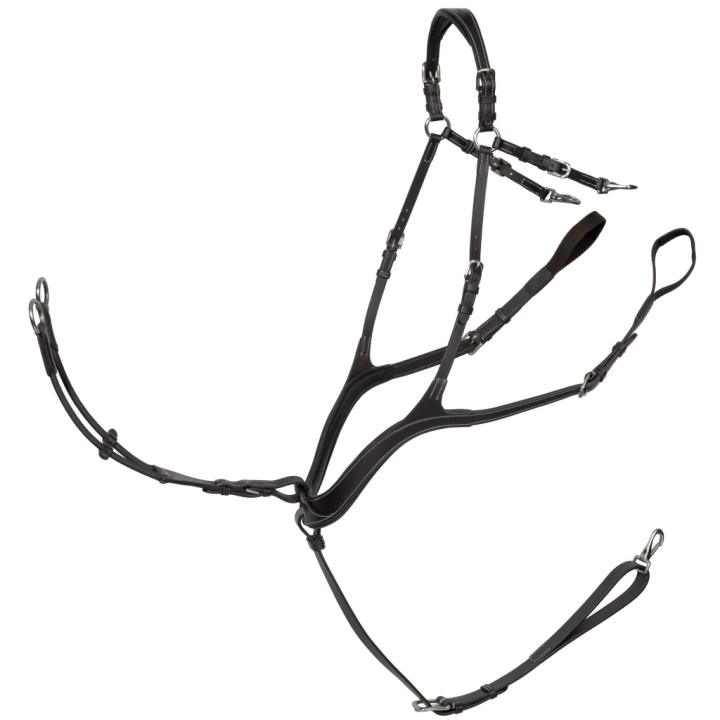 Подперсье с мартингалом Deluxe Black. Harry's Horse