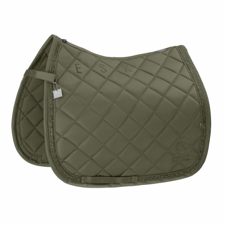 Вальтрап выездковый Glossy Jewel Dusty Olive Sports 25. Eskadron