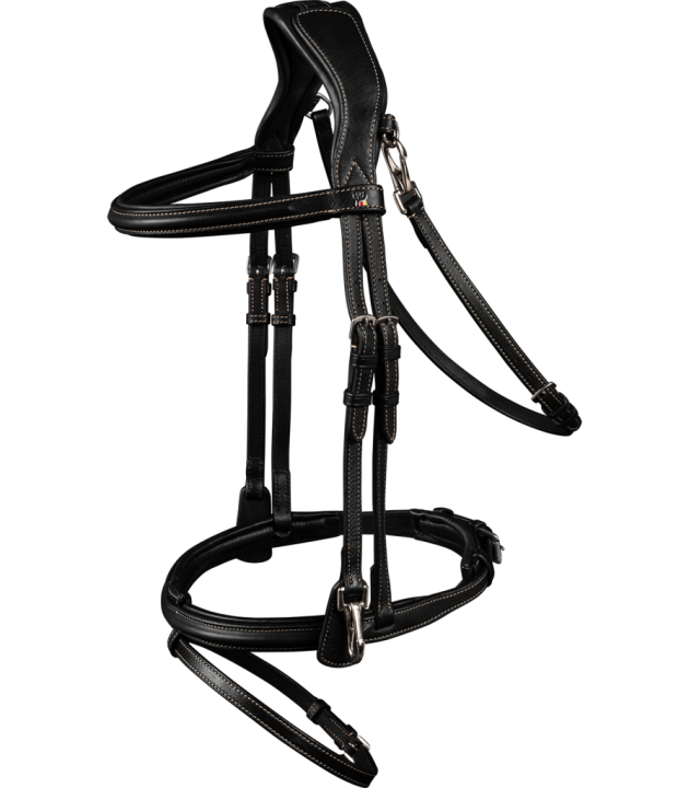 Уздечка трензельная Work X-Line Black. Waldhausen