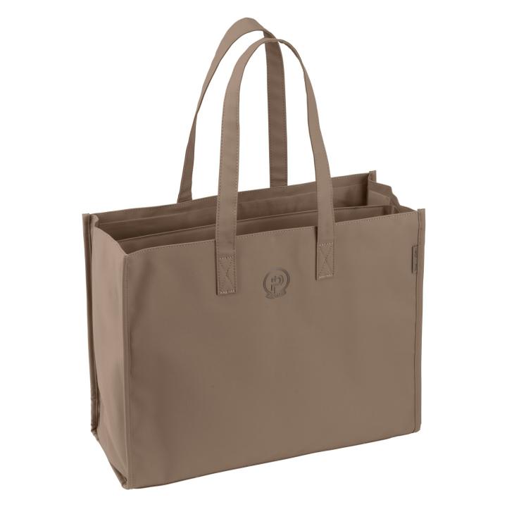 Сумка Faux Leather Shopper Smoky Taupe Platinum 25. Eskadron